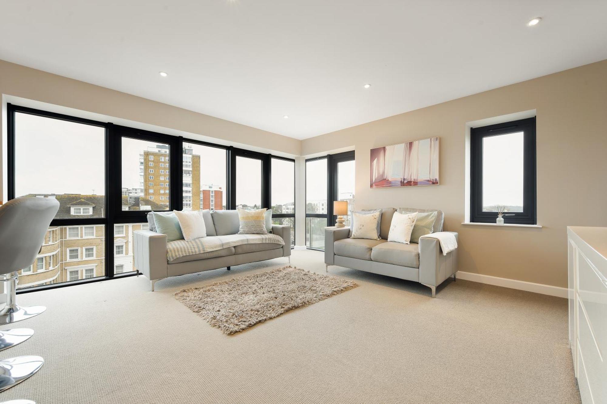 Westcliff Penthouse With Sea Views And Balcony Apartment Bournemouth Exterior photo